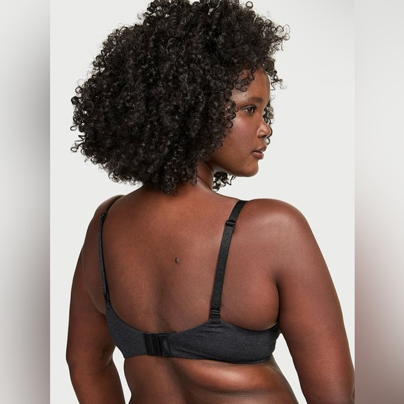 Victoria’s Secret Cotton Logo Hardware Lightly Lined Full-Coverage Bra - Picture 2 of 3